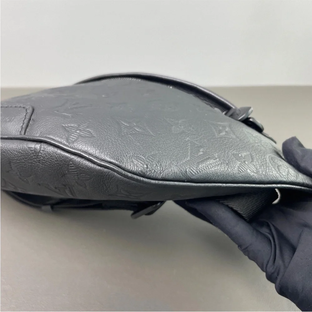 Louis Vuitton Black Monogram Embossed‎ Belt Bag